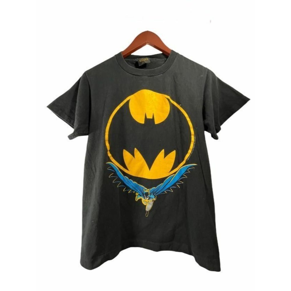 Vintage 1988 Batman DC Comics Bat Signal Single Stitch Changes T Shirt 80s Med